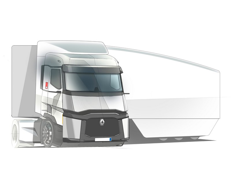 Renault FALCON: předváděcí kamion s nižší spotřebou